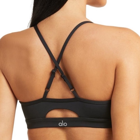 NWOT Alo Yoga Airlift Intrigue Bra in Dark Blue Size XS - Picture 1 of 11